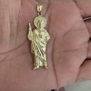 10kt Real Gold Saint Jude pendant